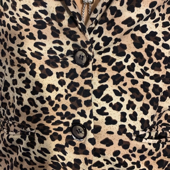 Leopard print animal jacket size M - Picture 5 of 5